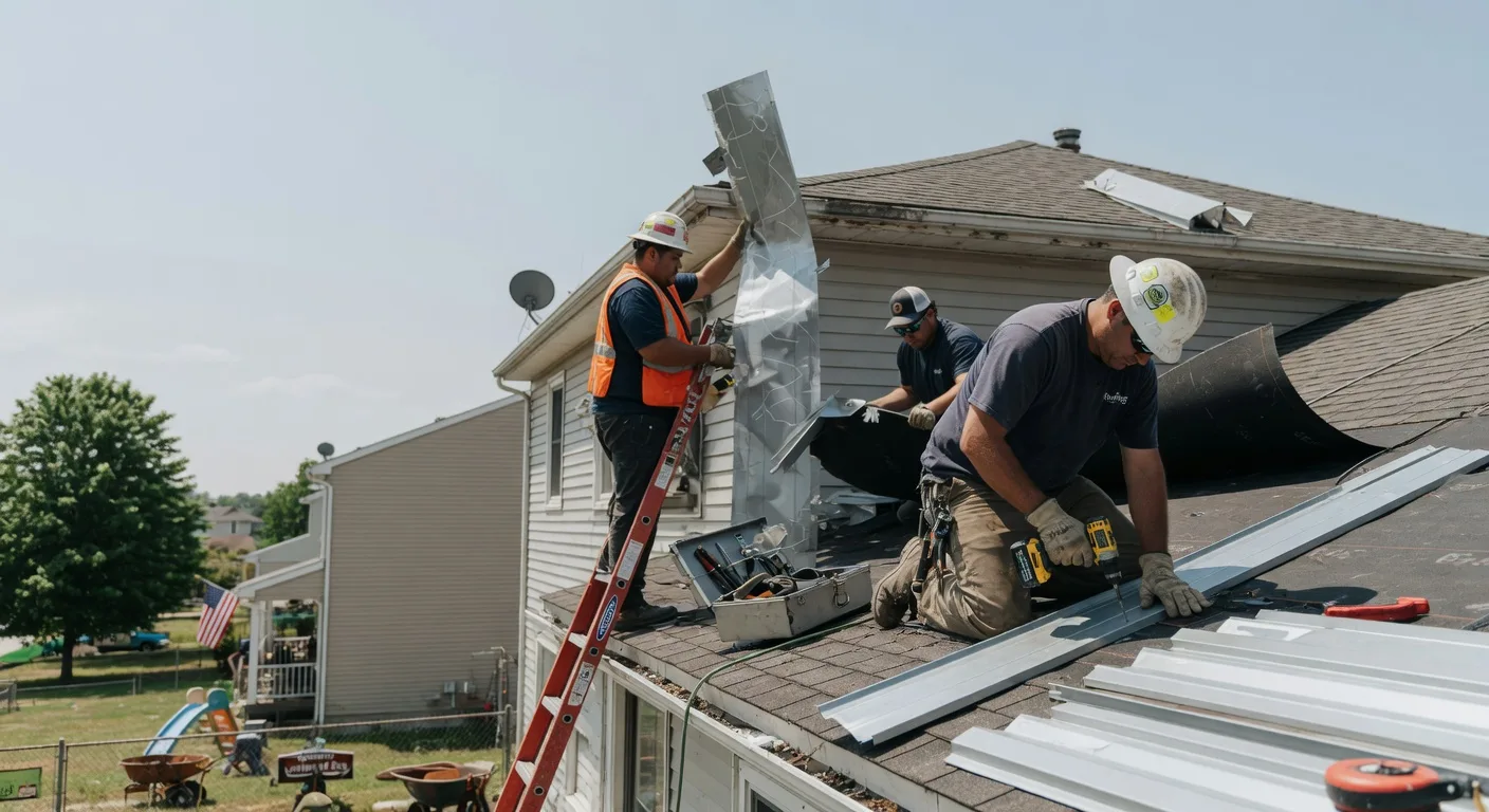 Metal Roof Repair in Laceyville, PA